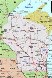 The Map of the State of Wisconsin Journal
