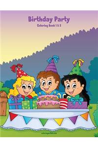 Birthday Party Coloring Book 1 & 2