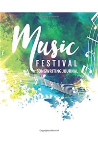 Music Festival Songwriters Journal
