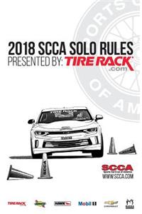 2018 SCCA Solo Rules