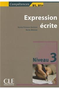 Competences Expression Escrite, Niveau 3