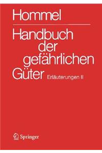 Handbuch Der Gefahrlichen Ga1/4ter. Erlauterungen II: Anhang 9