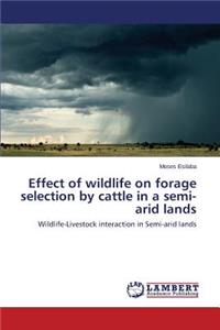 Effect of wildlife on forage selection by cattle in a semi-arid lands