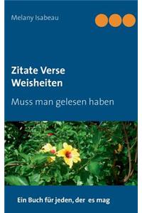 Zitate Verse Weisheiten