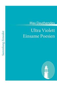 Ultra Violett Einsame Poesien
