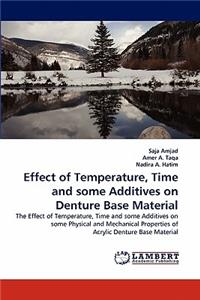 Effect of Temperature, Time and some Additives on Denture Base Material