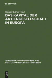 Kapital der Aktiengesellschaft in Europa