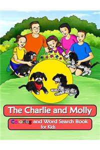 The Charlie and Molly Coloring and Word Search Book for Kids