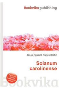 Solanum Carolinense