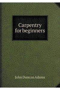 Carpentry for Beginners