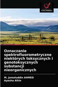 Oznaczanie spektrofluorometryczne niektórych toksycznych i genotoksycznych substancji nieorganicznych
