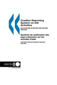 Creditor Reporting System on Aid Activities: Aid Activities in Europe and Oceania 1998/1999 Volume 2000 Issue 4