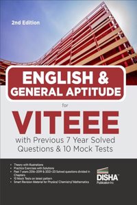 English & General Aptitude for VITEEE with Previous 7 Year Solved Questions & 10 Mock Tests 2nd Edition