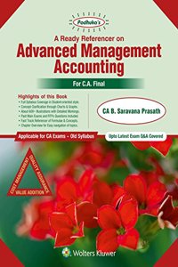 Padhuka's A Ready Referencer on Advanced Management Accounting: for CA Final Old Syllabus
