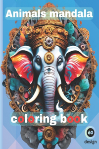 Animals Mandala Coloring Book Stress Relief And Relaxation