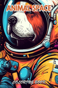 Animal Space Coloring Book