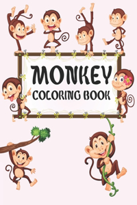 Monkey Coloring Book