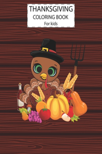 Thanksgiving Coloring Book For Kids