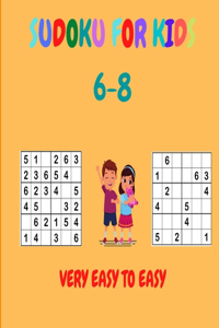 Sudoku For Kids 6-8 Very Easy To Easy