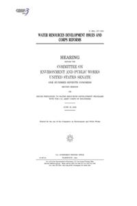 Water resources development issues and Corps reform