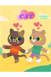 Cat Coloring Book For Kids