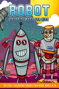 Robot Coloring Book For Kids