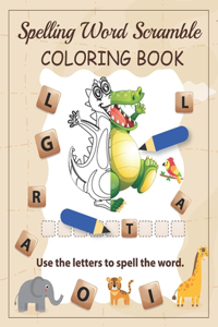 Spelling word scramble Coloring Book