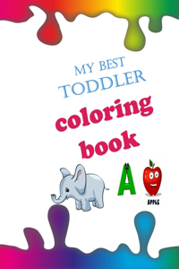 My Best Toddler Coloring Book