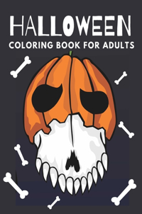 Halloween Coloring Book For Adults
