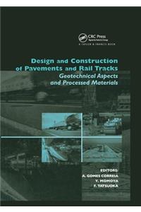 Design and Construction of Pavements and Rail Tracks