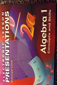 McDougal Concepts & Skills Algebra 1