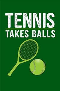 Tennis Takes Balls