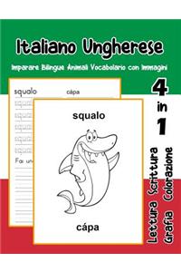 Italiano Ungherese Imparare Bilingue Animali Vocabolario con Immagini