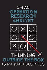 I'm an OPERATION RESEARCH ANALYST