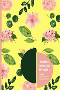 Primary composition notebook