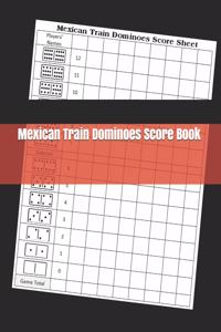 Mexican Train Dominoes Score Book