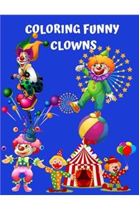 Coloring Funny Clowns