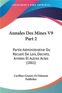 Annales Des Mines V9 Part 2