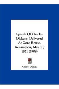 Speech of Charles Dickens