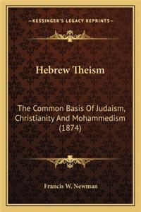 Hebrew Theism