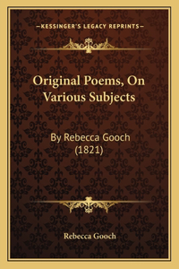 Original Poems, On Various Subjects