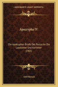 Apocrypha IV