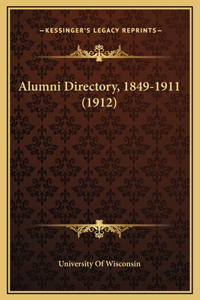Alumni Directory, 1849-1911 (1912)