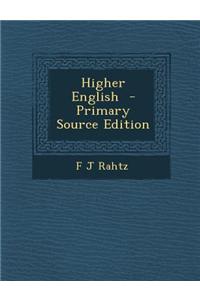 Higher English