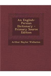 An English-Persian Dictionary