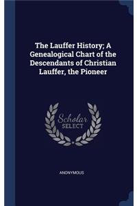 The Lauffer History; A Genealogical Chart of the Descendants of Christian Lauffer, the Pioneer