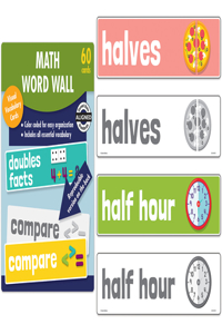 Math Word Wall, Grade 1