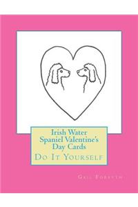Irish Water Spaniel Valentine's Day Cards