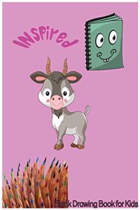Inspired Blank Drawing Book for Kids