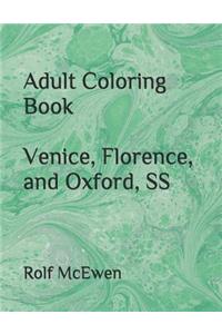 Adult Coloring Book Venice, Florence, and Oxford, SS